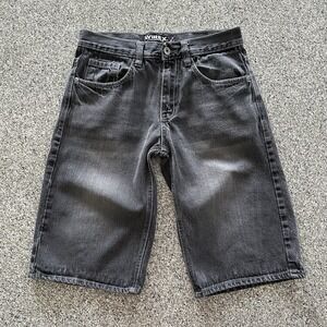 Avirex Shorts Men's 30 Faded Baggy Jean Denim Vintage Y2K Jorts